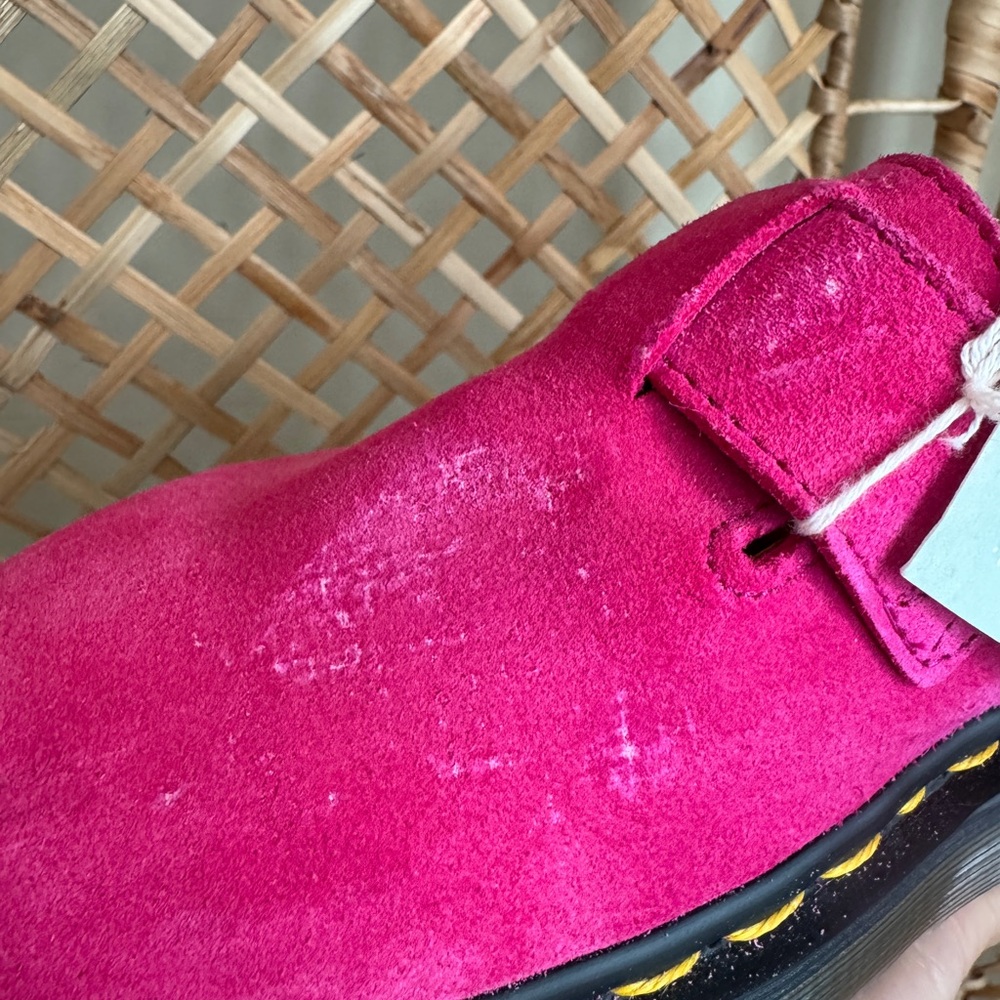 Dr. Martens Pink JORGE MADE IN ENGLAND SUEDE SLINGBACK MULES - Picture 10 of 11